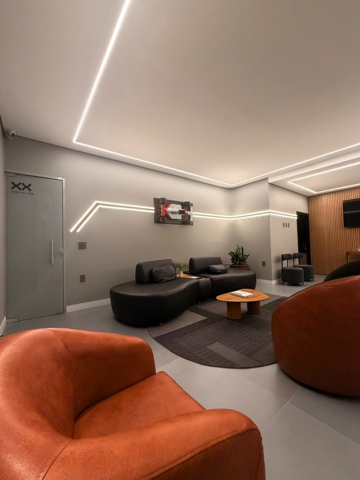 Lounge de convivência da Sorria Passos